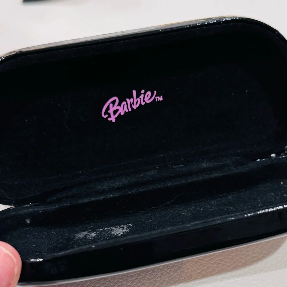 Barbie Vintage Black and Pink Eyeglass Wristlet Case
